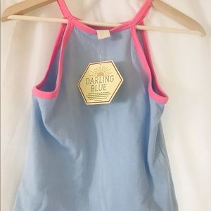Darling Blue Tops - darling blue tank Darling Blue Tops - darling blue tank